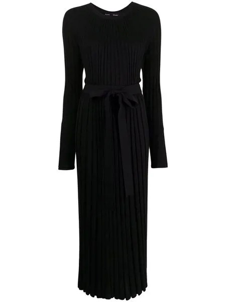 Proenza Schouler плиссированное платье с длинными рукавами