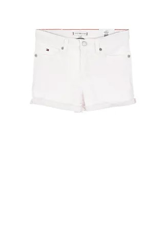 Белые джинсовые шорты Tommy Hilfiger детские
