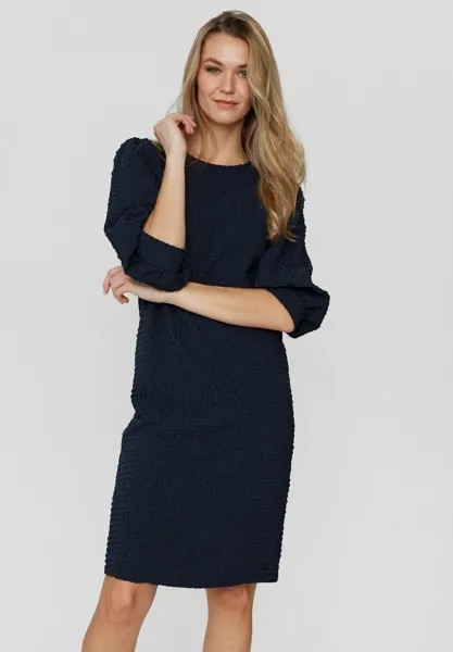 Повседневное платье NUVILJE O-NECK Nümph, цвет dark sapphire