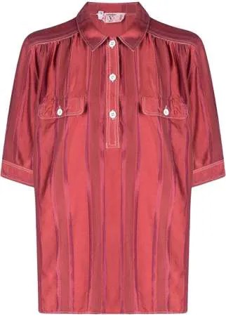 Valentino Pre-Owned топ 1980-х годов в тонкую полоску