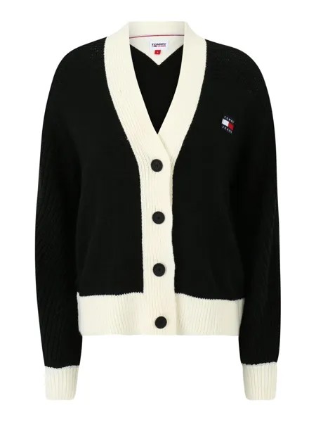 Вязаный кардиган Tommy Jeans, черный