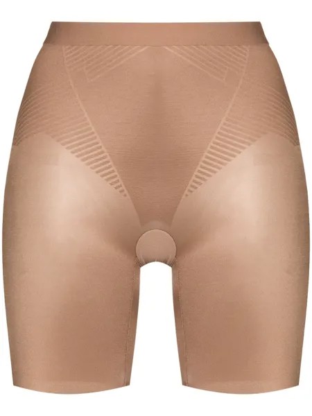 Spanx моделирующие шорты с завышенной талией