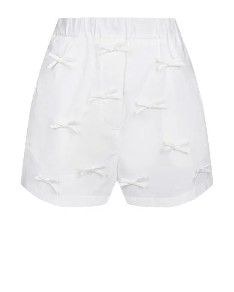 Белые шорты с бантами MSGM