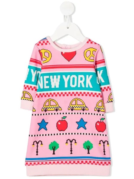 The Marc Jacobs Kids платье-толстовка New York