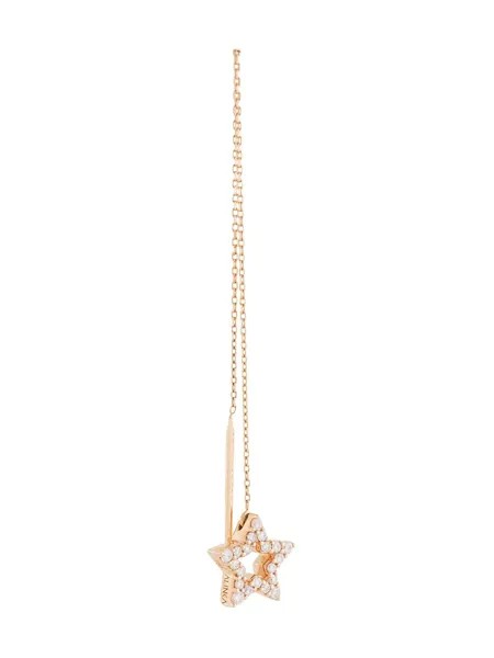 Alinka 18kt rose gold STASIA Thread diamond earring
