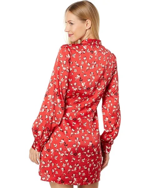 Платье Lost + Wander Falling in Love Mini Dress, цвет Red White Floral