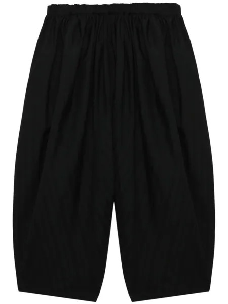 Comme Des Garçons Comme Des Garçons шорты широкого кроя с завышенной талией, черный