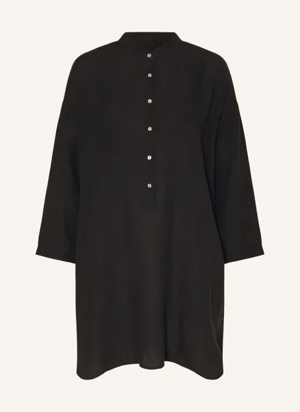 Льняное пляжное платье 120%Lino, черный