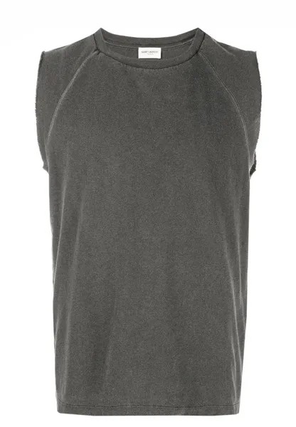 Футболка мужская SAINT LAURENT 107406 серая XS