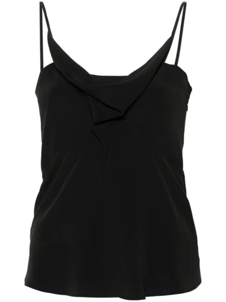 Креповый топ Kalisia без рукавов ISABEL MARANT, черный