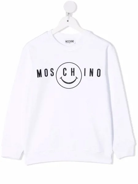 Moschino Kids толстовка с логотипом