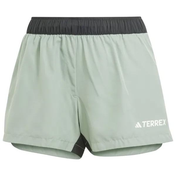 Шорты Adidas Terrex Women's Terrex Multi Trail, цвет Silver Green