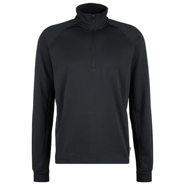 Флисовый свитер Stoic PaukiSt Waffle Fleece Half Zip, черный