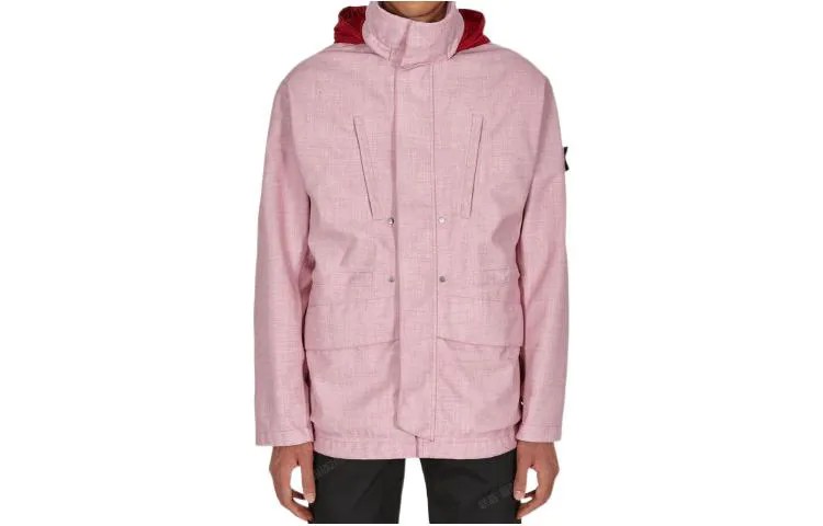 Куртка унисекс розовая Stone Island, розовый