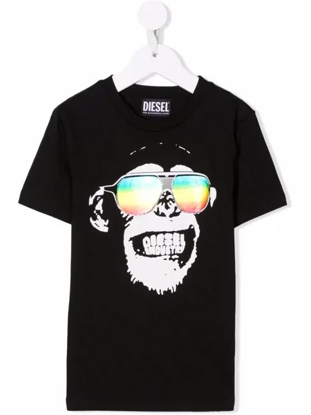 Diesel Kids футболка Tonkey с принтом