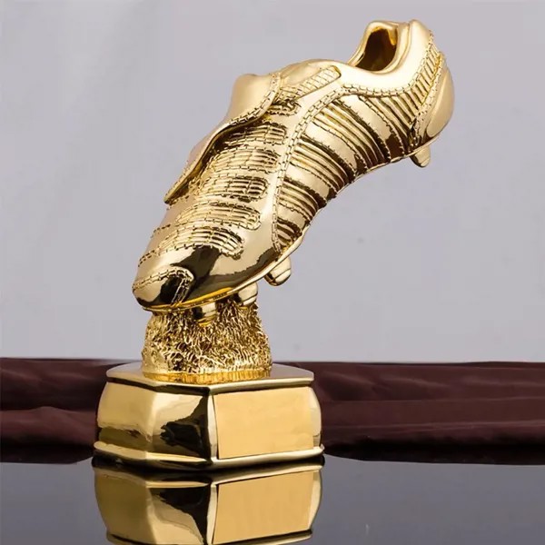 Новый стиль, большой размер, футбольные золотые ботинки трофей для обуви, Реплика Золотой ботинок, награда, футбольная обувь, фанаты, сувени...