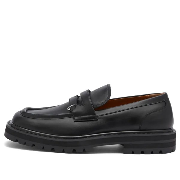 Туфли броги Marni Piercing Loafer, черный