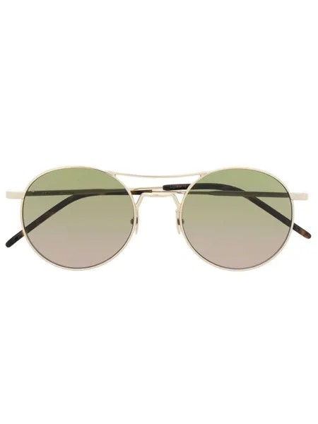 Saint Laurent Eyewear солнцезащитные очки SL421 в круглой оправе