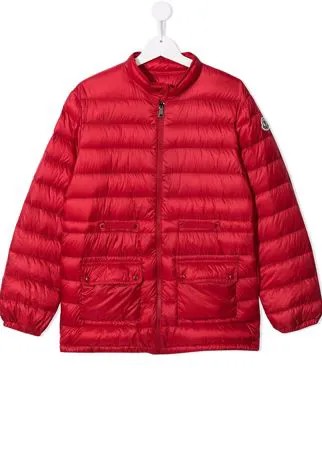 Moncler Enfant пуховик с воротником-стойкой