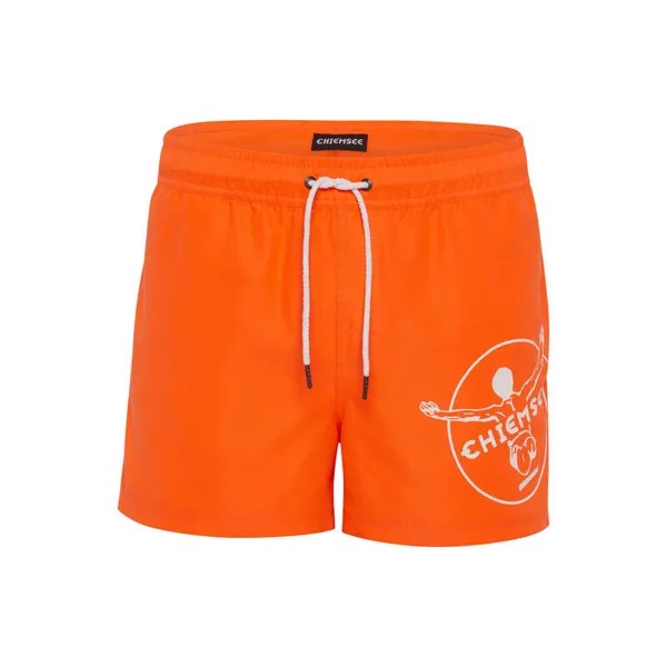 Шорты для плавания с логотипом и карманами. CHIEMSEE, цвет orange