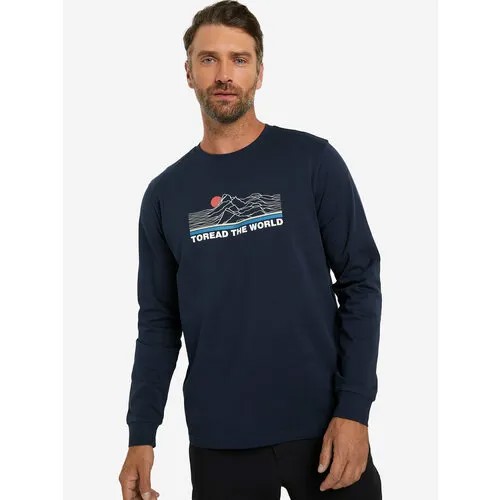 Футболка TOREAD Men's long-sleeved T-shirts, размер 54, синий