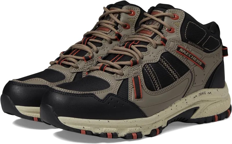 Кроссовки SKECHERS Hillcrest Waterproof Hiker, цвет Natural/Black