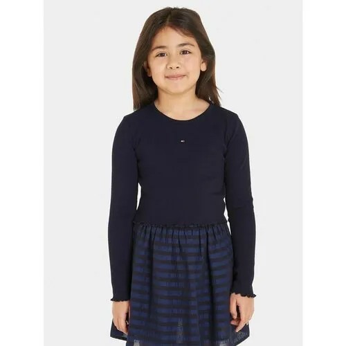 Лонгслив TOMMY HILFIGER, размер 10Y [METY], синий