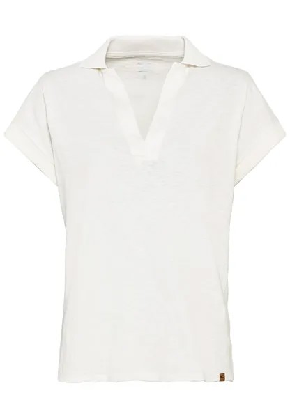 Поло Camel Active Knopfloses aus Organic Cotton, белый