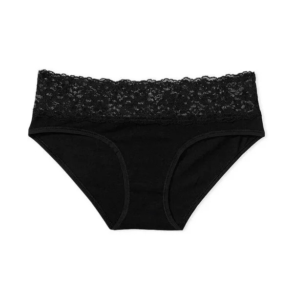 Трусики Victoria's Secret The Lacie Posey Lace Bikini, черный