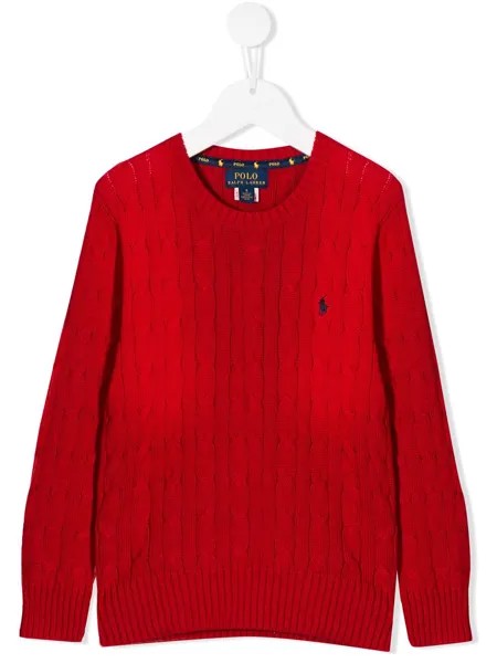 Ralph Lauren Kids джемпер фактурной вязки