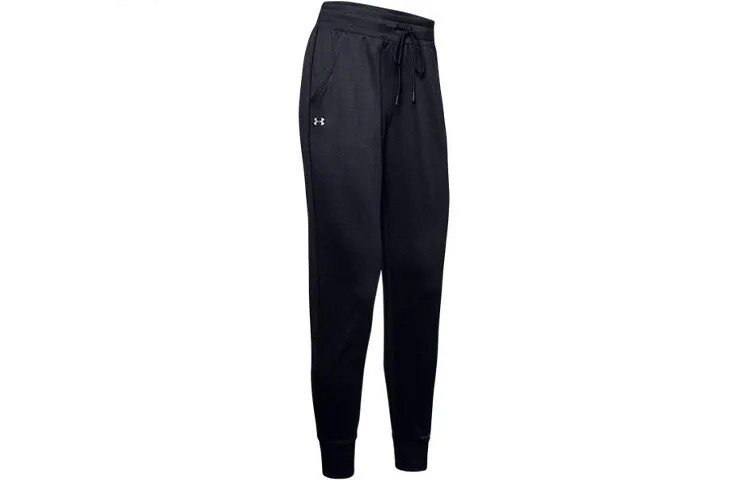 Женские трикотажные спортивные штаны Under Armour, цвет Black