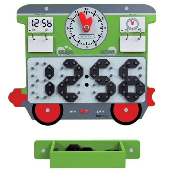 Деревянная игрушка Beleduc Настенный игровой элемент Время