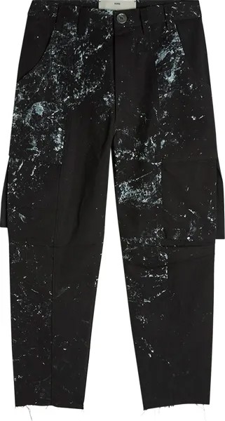 Брюки Song for the Mute Kick Crop Cargo Pant 'Black', черный