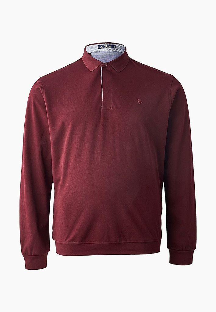 Лонгслив мужской La Biali В301/218-5 бордовый 8XL