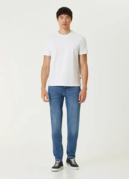 Узкие зауженные джинсы 7 For All Mankind, синий