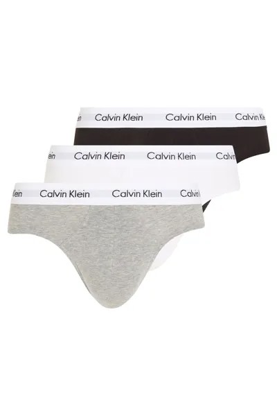 Комплект из 3 пар хипстеров из эластичного хлопка Calvin Klein, белый