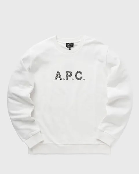 Толстовка A.P.C. Sweat Timothy, цвет tag-blanc/noir