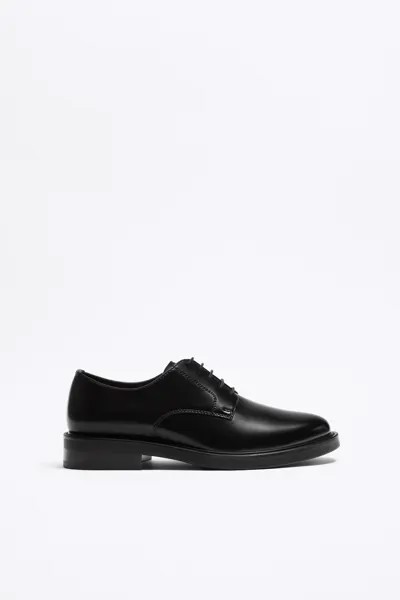 Туфли мужские ZARA 269350289 черные 44 EU (доставка из-за рубежа)
