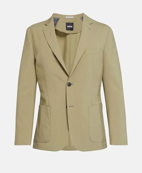 Шерстяной пиджак Boss Black, лаймовый