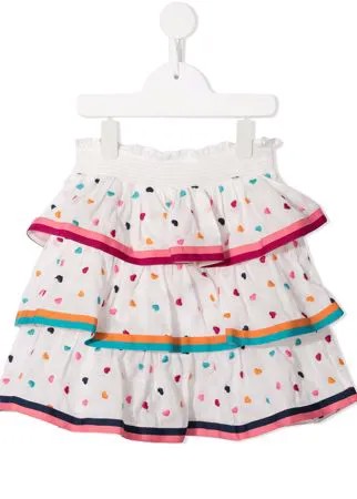 ZIMMERMANN KIDS ярусная юбка Poppy