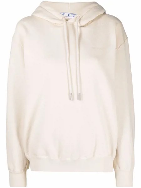 Off-White DIAG REGULAR HOODIE BEIGE BEIGE