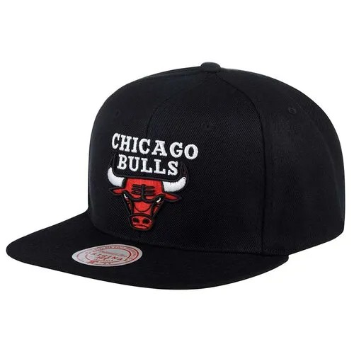 Бейсболка Mitchell & Ness, размер OneSize, черный