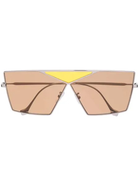 LOEWE солнцезащитные очки в прямоугольной оправе