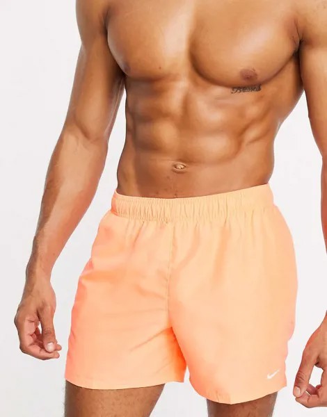 Оранжевые воллейбольные шорты длиной 5 дюймов Nike Swimming-Оранжевый цвет