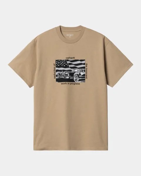 Футболка CARHARTT WIP S/S Seduction T-Shirt Dusty H Brown