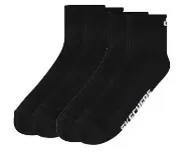Носки Skechers Quarter Skechers Unisex Quarter Cushioned 4 шт, черный