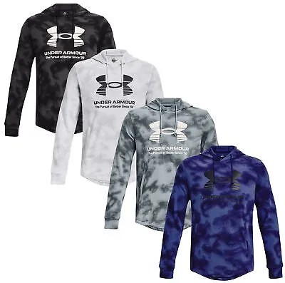 Мужской пуловер с капюшоном Under Armour UA Rival Terry 1377185 — новый