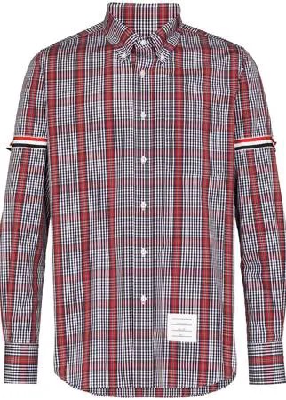 Thom Browne рубашка в клетку Windowpane