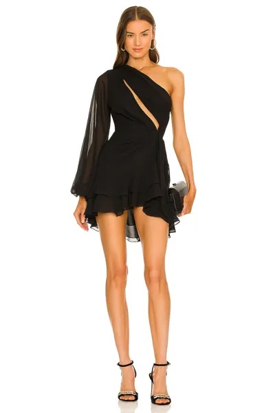 Платье мини Michael Costello x REVOLVE Sunny, черный