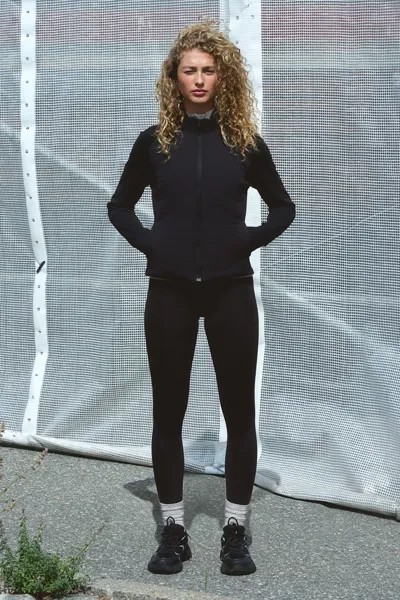 Утепленная спортивная куртка H&M, черный